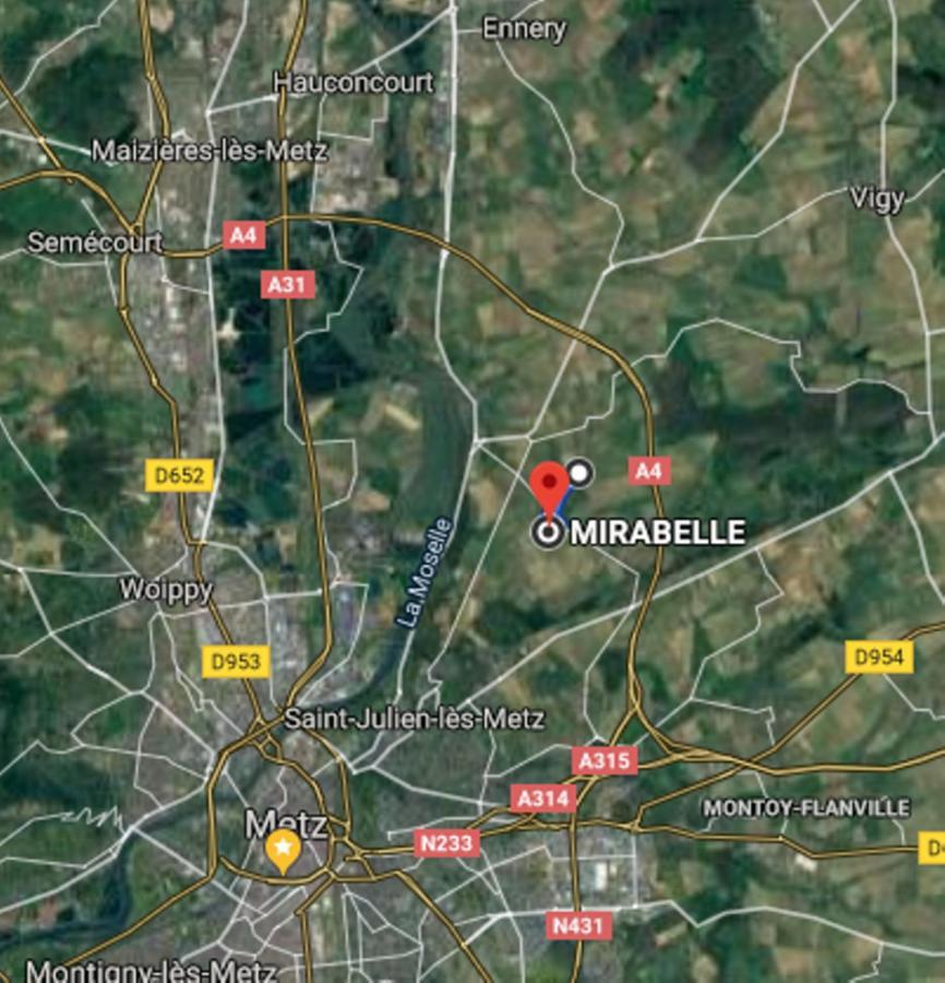 Bed and Breakfast Mirabelle Chieulles Exterior foto